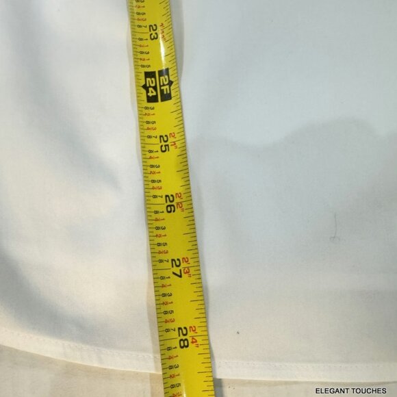 Investments II Woman TAYLOR Gold Label Button Up Shirt 20W White Work Top - Picture 12 of 15